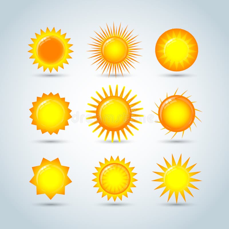 Iconos del logotipo de la estrella de la explosión de Sun Estrella de Sun, verano, naturaleza, cielo, verano Logotipo del sol de stock de ilustración Iconos del logotipo de la estrella de la explosión de Sun Estrella de Sun, verano, naturaleza, cielo, verano Logotipo del sol de stock de ilustración