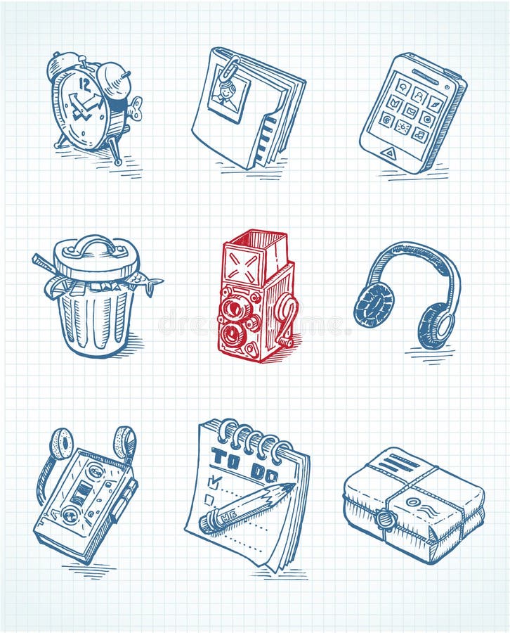 Iconos del web ilustración del vector Iconos del web ilustración del vector