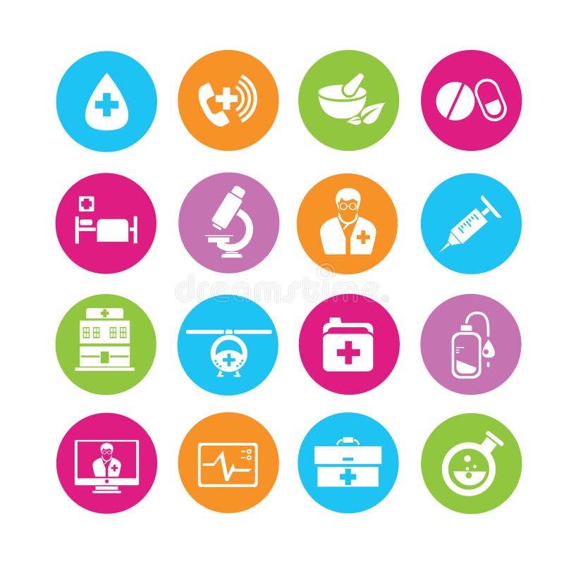 Iconos médicos libre illustration Iconos médicos libre illustration