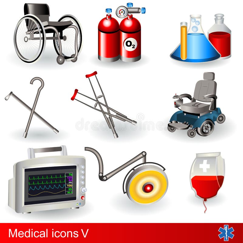 Collection of medical icons - part 5. Collection of medical icons - part 5