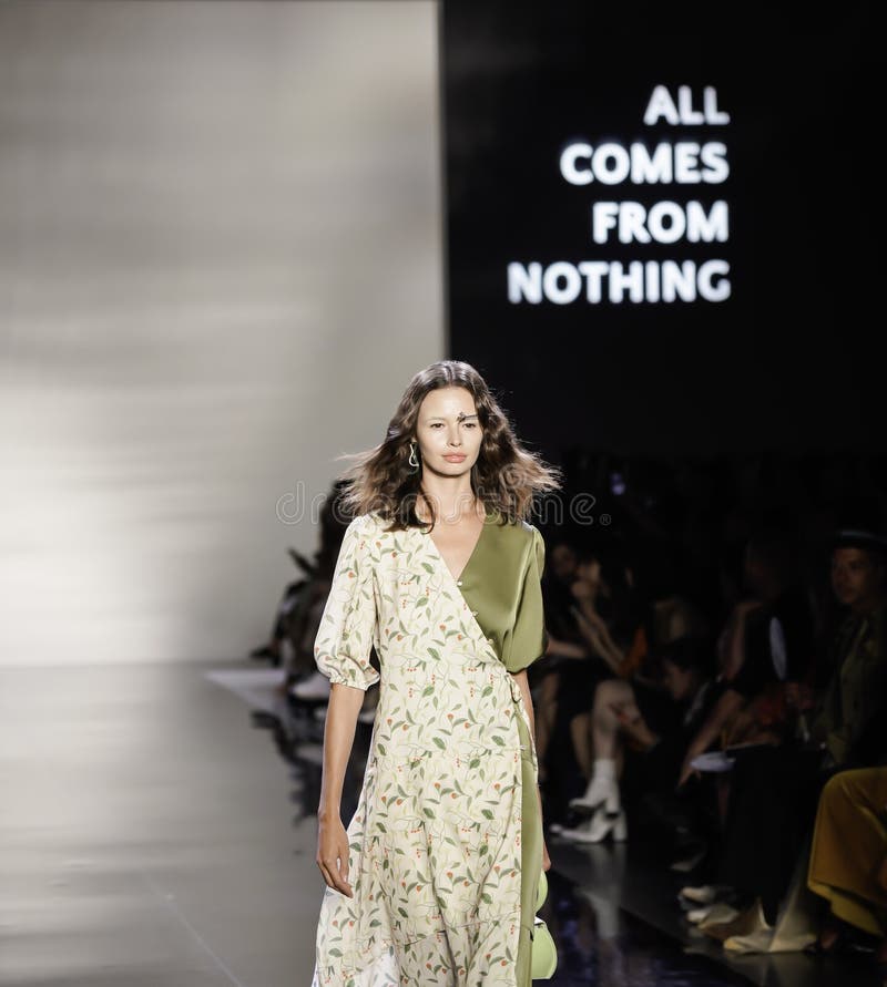ICY Presents Eva Hu All comes from nothing SS20 Runway; New York Fashion week stock photography ICY Presents Eva Hu All comes from nothing SS20 Runway; New York Fashion week stock photography
