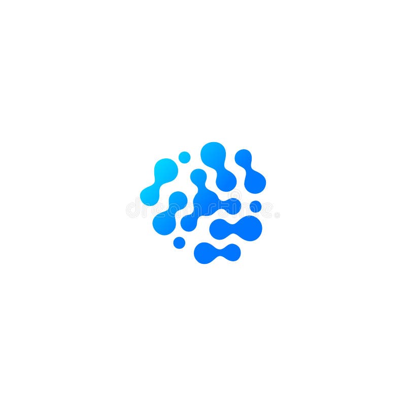 Icône abstraite bleue de baisse de l'eau Composé moléculaire, réaction chimique Forme abstraite, logo d'isolement, sillhoutte peu illustration stock Icône abstraite bleue de baisse de l'eau Composé moléculaire, réaction chimique Forme abstraite, logo d'isolement, sillhoutte peu illustration stock