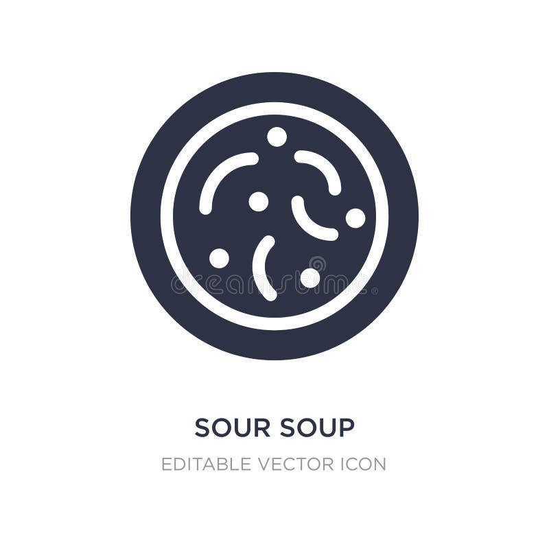 icône aigre de soupe sur le fond blanc Illustration simple d'élément de nourriture et de concept de restaurant illustration de vecteur icône aigre de soupe sur le fond blanc Illustration simple d'élément de nourriture et de concept de restaurant illustration de vecteur