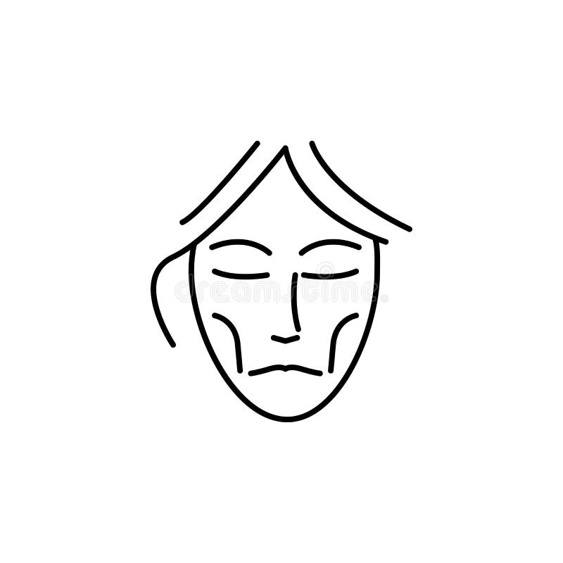 Icône anti-vieillissement de beauté d'anorexie Élément de beauté et d'icône anti-vieillissement pour les apps mobiles de concept illustration stock Icône anti-vieillissement de beauté d'anorexie Élément de beauté et d'icône anti-vieillissement pour les apps mobiles de concept illustration stock