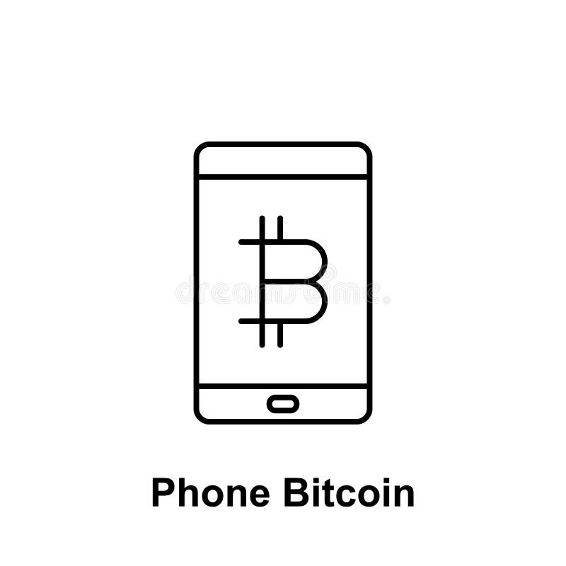 Icône d'ensemble de téléphone portable de Bitcoin Élément des icônes d'illustration de bitcoin Des signes et les symboles peuvent illustration stock Icône d'ensemble de téléphone portable de Bitcoin Élément des icônes d'illustration de bitcoin Des signes et les symboles peuvent illustration stock