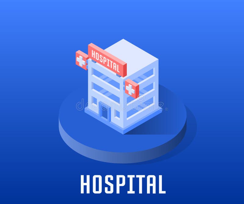 Icône d'hôpital, symbole de vecteur illustration de vecteur Icône d'hôpital, symbole de vecteur illustration de vecteur