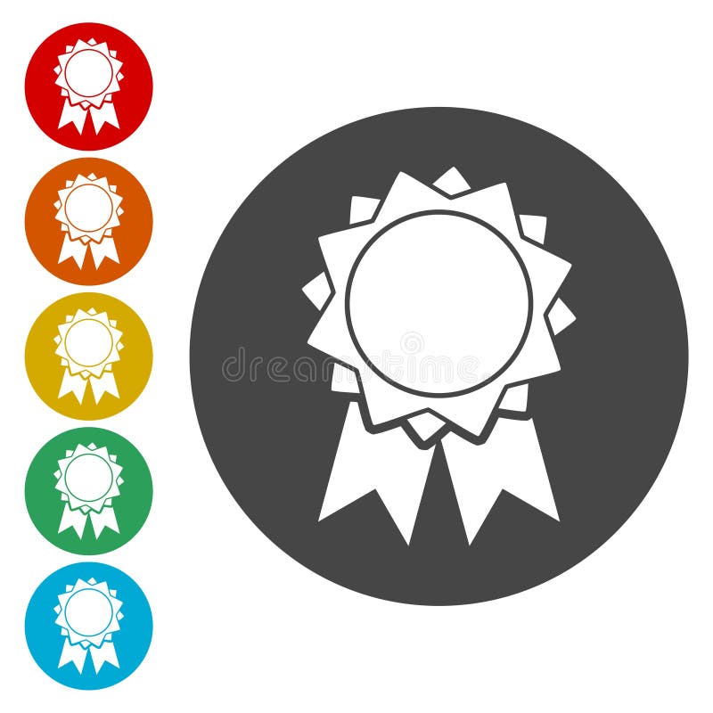 Icône d'insigne de vecteur illustration libre de droits Icône d'insigne de vecteur illustration libre de droits