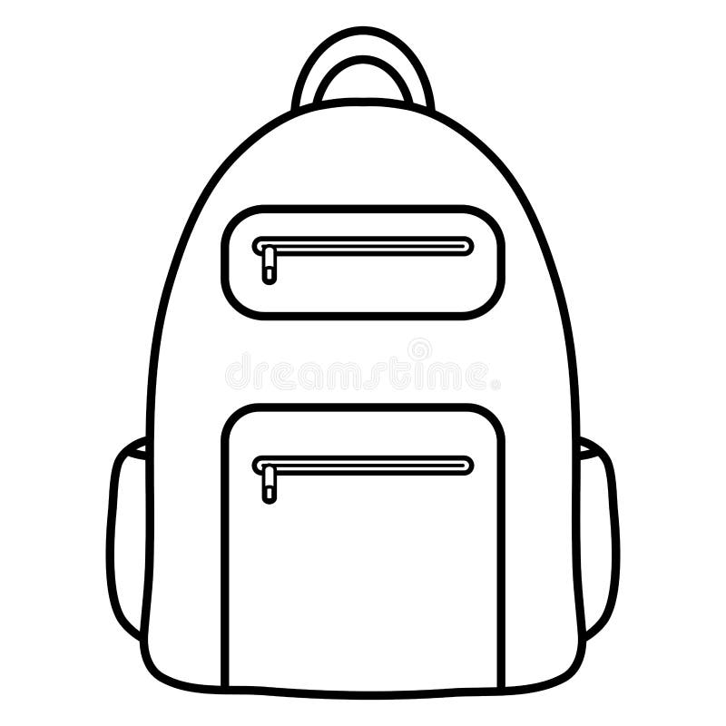 Icône d'isolement par éducation d'offre de cartable illustration de vecteur Icône d'isolement par éducation d'offre de cartable illustration de vecteur