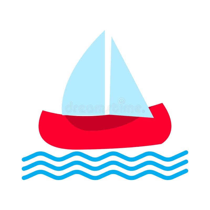 Icône de bateau Illustration de vecteur illustration libre de droits Icône de bateau Illustration de vecteur illustration libre de droits