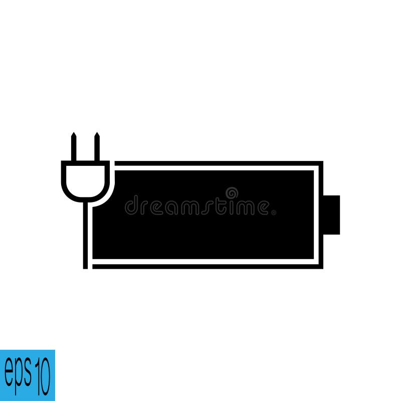 Icône de batterie - illustration de vecteur illustration stock Icône de batterie - illustration de vecteur illustration stock