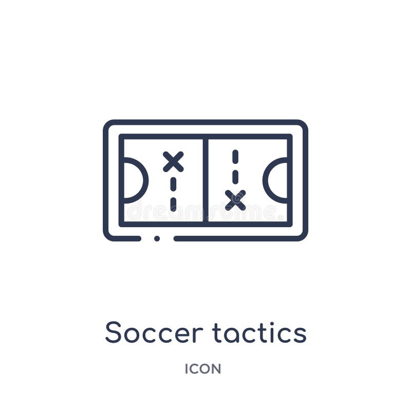 icône de diagramme de la tactique du football de collection d'ensemble de productivité Ligne mince icône de diagramme de la tacti illustration libre de droits icône de diagramme de la tactique du football de collection d'ensemble de productivité Ligne mince icône de diagramme de la tacti illustration libre de droits