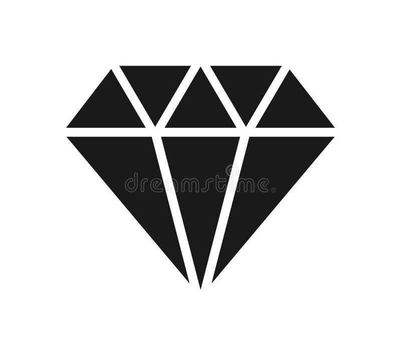 Icône de diamant illustration libre de droits Icône de diamant illustration libre de droits