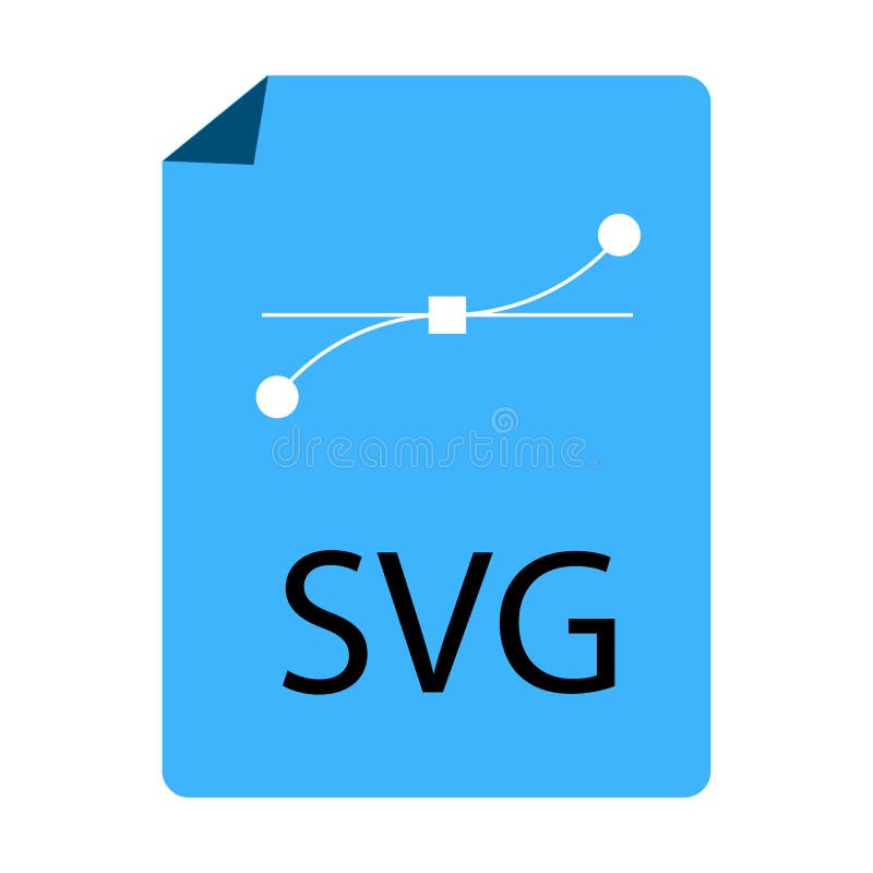 Icône de document bleue de dossier de SVG sur le fond blanc Style plat icône bleue de dossier de SVG pour votre conception de sit illustration stock Icône de document bleue de dossier de SVG sur le fond blanc Style plat icône bleue de dossier de SVG pour votre conception de sit illustration stock