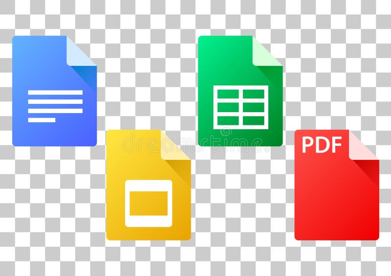 Icône Google Docs illustration de vecteur