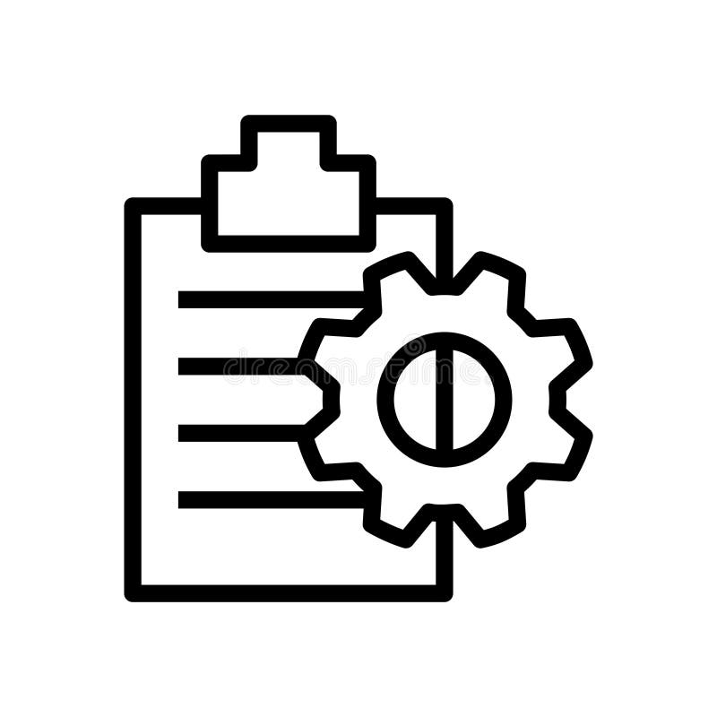 Icône De Gestion Des Projets, Illustration De Vecteur Illustration de