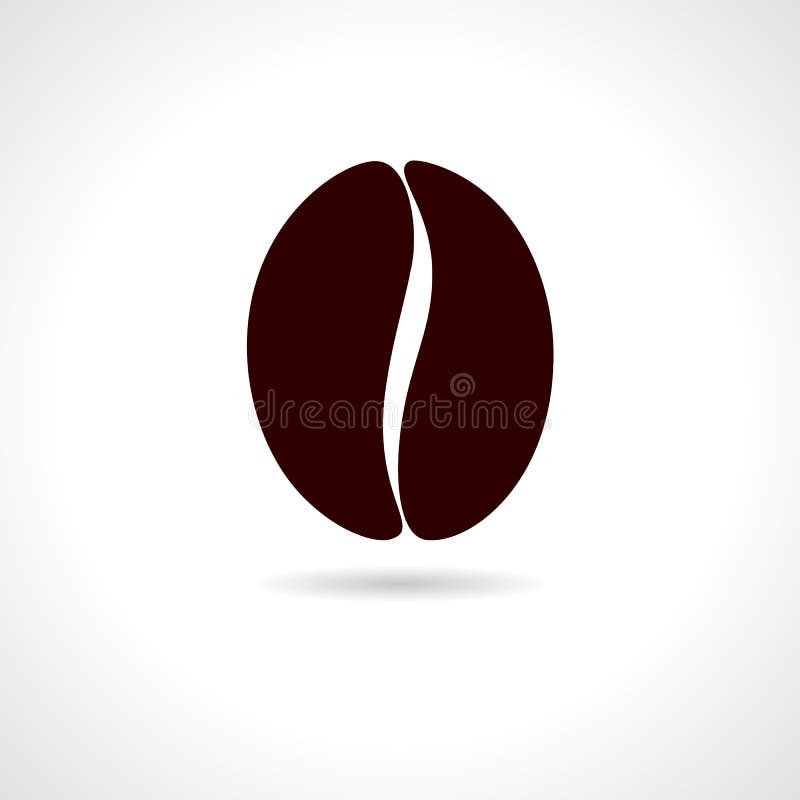 Icône de grain de café illustration de vecteur Icône de grain de café illustration de vecteur