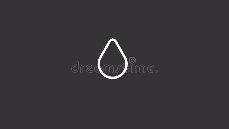 Icône de ligne blanche illustration stock