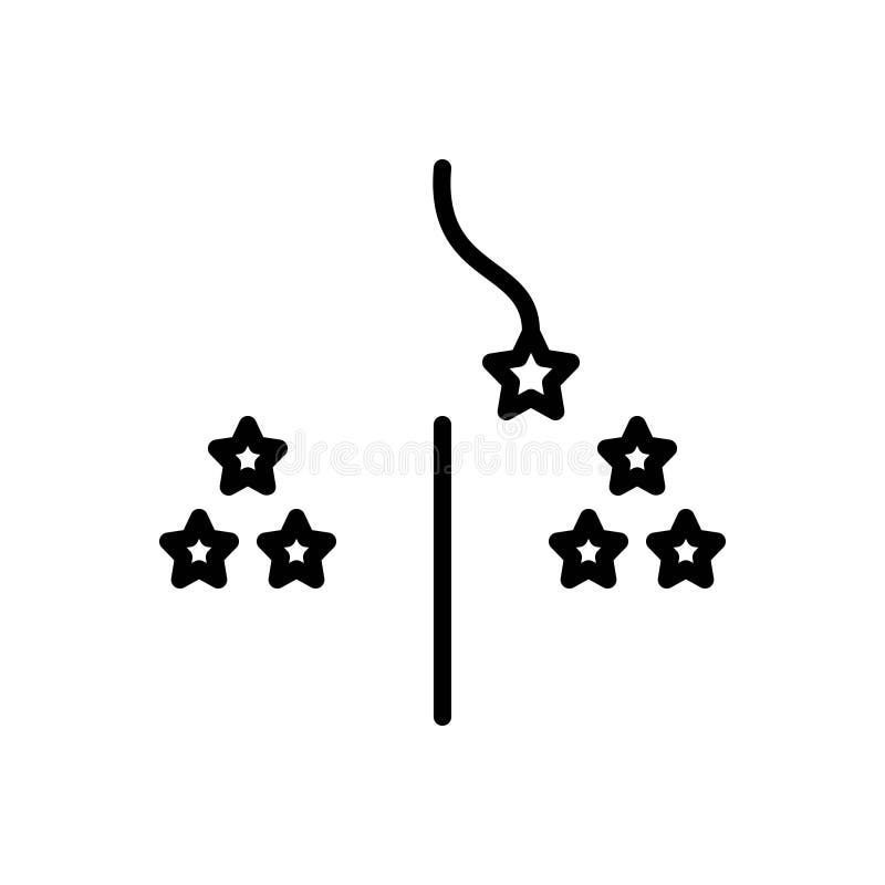 Black line icon for Favors, group, set, side, party, batch,  star and aspect. Black line icon for Favors, group, set, side, party, batch,  star and aspect