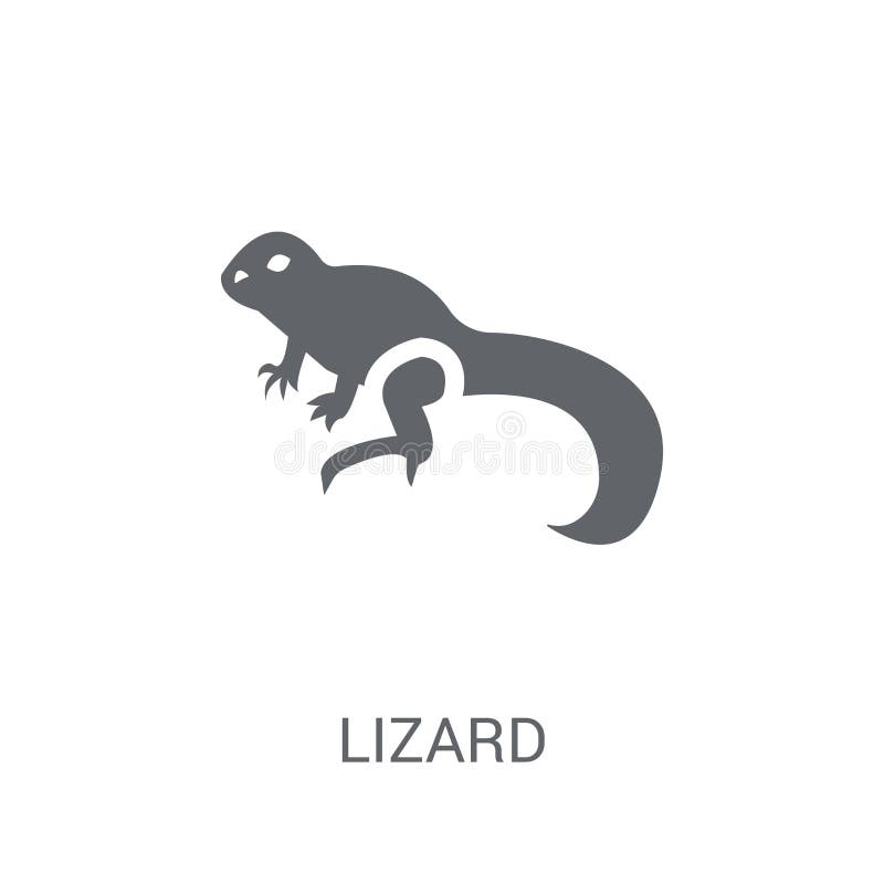 Icône de lézard illustration stock Icône de lézard illustration stock