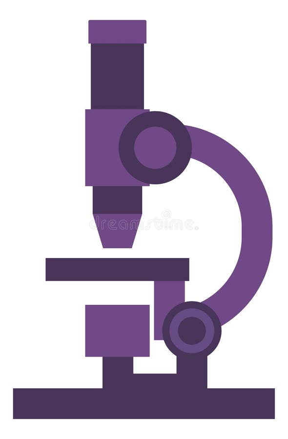 Icône de microscope illustration stock