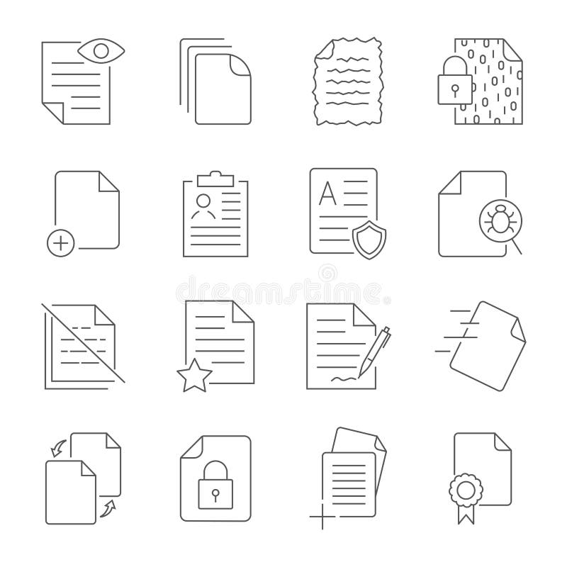 Ic?ne de papier, ic?ne de document, illustration de vecteur illustration stock Ic?ne de papier, ic?ne de document, illustration de vecteur illustration stock