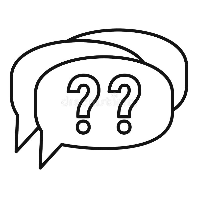 Icône de question alzheimer confuse, style hiérarchique illustration stock Icône de question alzheimer confuse, style hiérarchique illustration stock