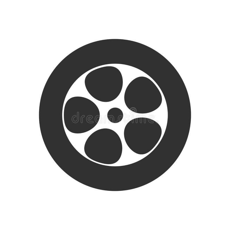 Icône de roue de voiture d'isolement sur le fond blanc Silhouette de concept de service de pneu, pictogramme Garage de logo, entr illustration stock Icône de roue de voiture d'isolement sur le fond blanc Silhouette de concept de service de pneu, pictogramme Garage de logo, entr illustration stock