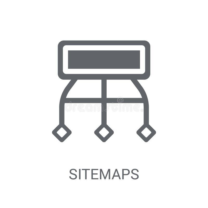 Icône de Sitemaps illustration stock Icône de Sitemaps illustration stock