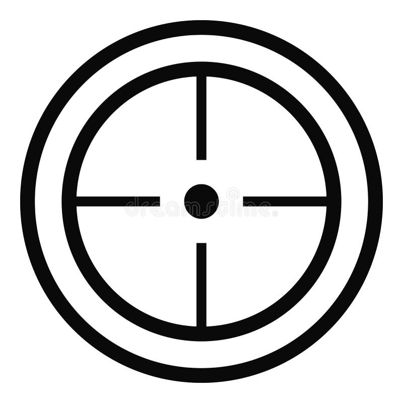 Icône de but de sport, style simple illustration stock Icône de but de sport, style simple illustration stock