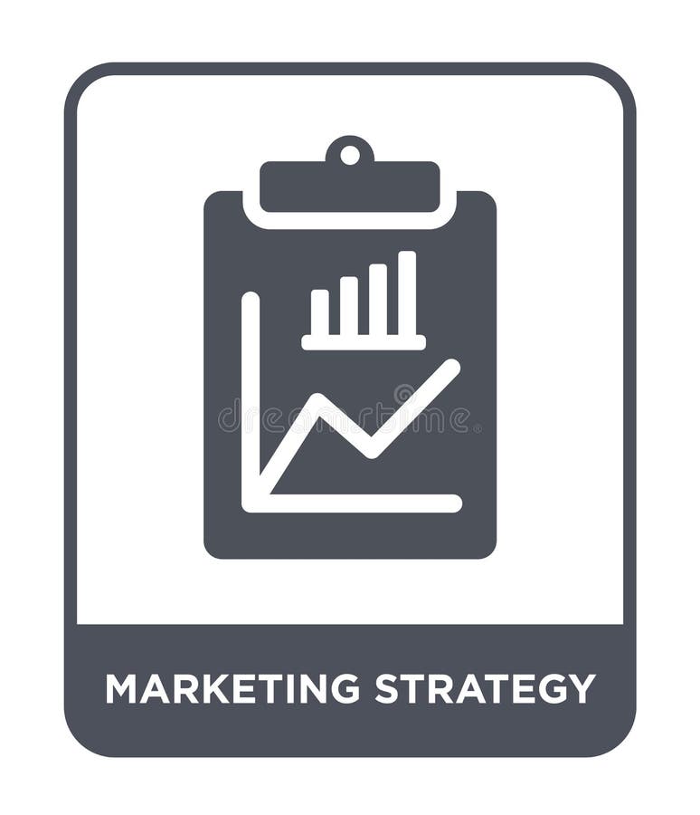 icône de stratégie marketing dans le style à la mode de conception icône de stratégie marketing d'isolement sur le fond blanc Vec illustration de vecteur icône de stratégie marketing dans le style à la mode de conception icône de stratégie marketing d'isolement sur le fond blanc Vec illustration de vecteur