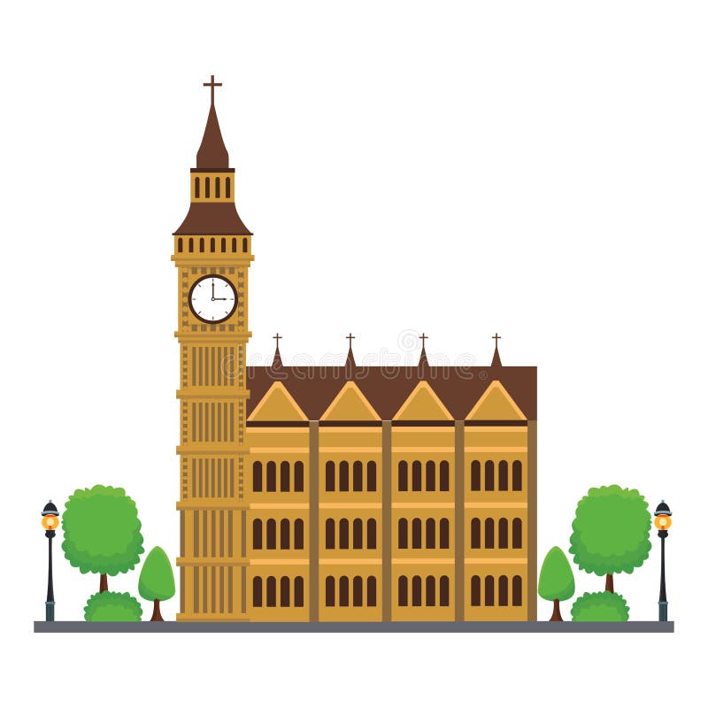 Icône de tour de Big Ben illustration de vecteur Icône de tour de Big Ben illustration de vecteur