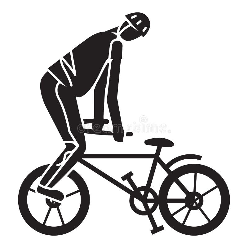 Icône de tour de vélo, style simple illustration de vecteur Icône de tour de vélo, style simple illustration de vecteur