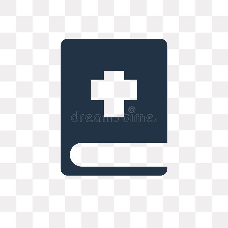 Icône de vecteur de bible d'isolement sur le fond transparent, tra de bible illustration stock Icône de vecteur de bible d'isolement sur le fond transparent, tra de bible illustration stock