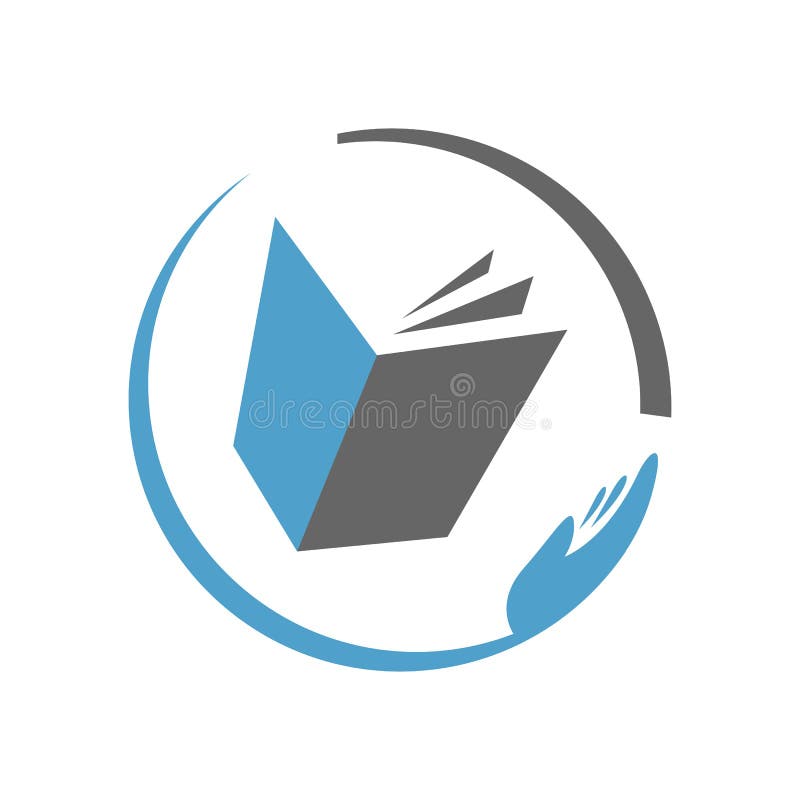 Icône Du Logo Des Livres De Style Cercle Pour La Comptabilité Service