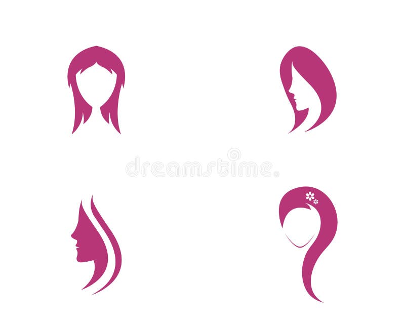 Icône Logo Template de femmes de beauté illustration libre de droits Icône Logo Template de femmes de beauté illustration libre de droits