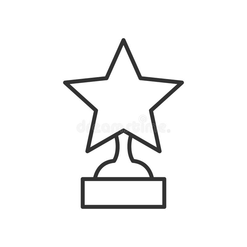 Icône plate d'ensemble d'étoile de trophée sur le blanc illustration de vecteur Icône plate d'ensemble d'étoile de trophée sur le blanc illustration de vecteur