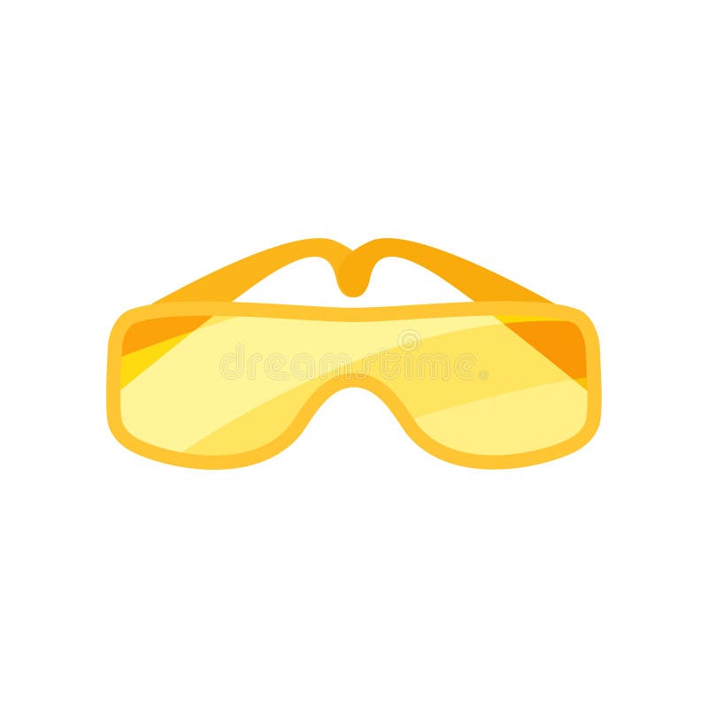 Icône plate de vecteur des lunettes de sécurité Verres avec des verres oranges Eyewear protecteur pour des travailleurs Sécurité illustration de vecteur Icône plate de vecteur des lunettes de sécurité Verres avec des verres oranges Eyewear protecteur pour des travailleurs Sécurité illustration de vecteur