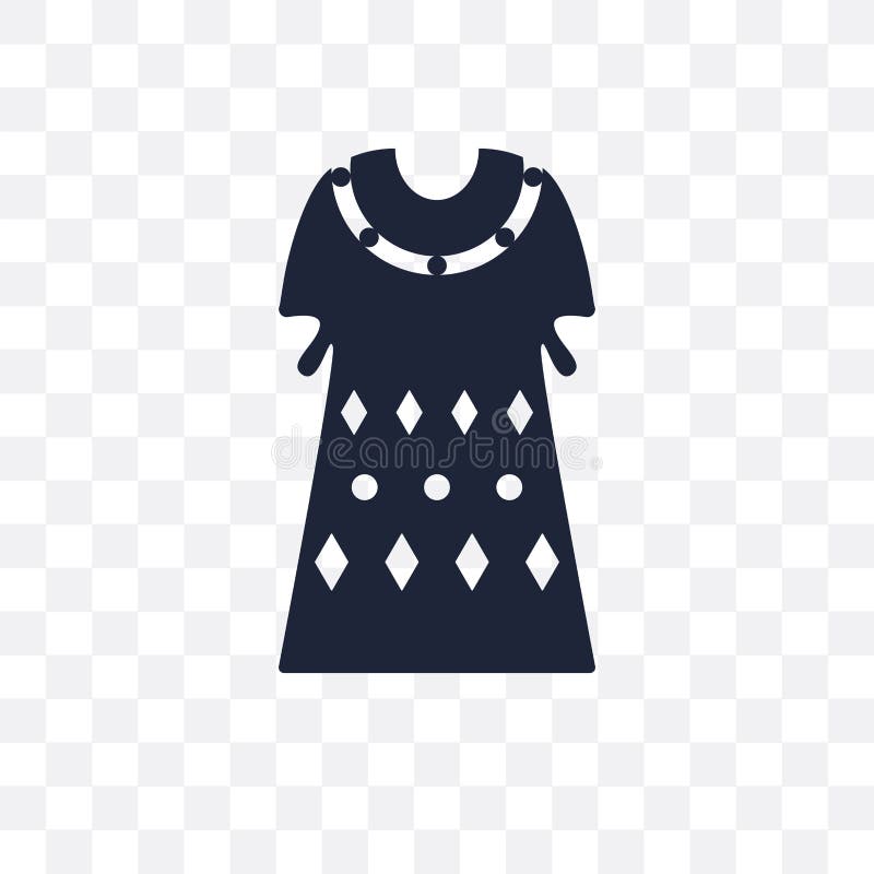 Icône transparente de caftan Conception de symbole de caftan de colle de vêtements illustration stock Icône transparente de caftan Conception de symbole de caftan de colle de vêtements illustration stock