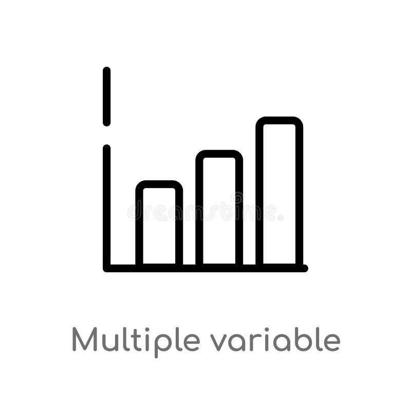 icône variable multiple de vecteur de données de barres d'ensemble r illustration libre de droits icône variable multiple de vecteur de données de barres d'ensemble r illustration libre de droits