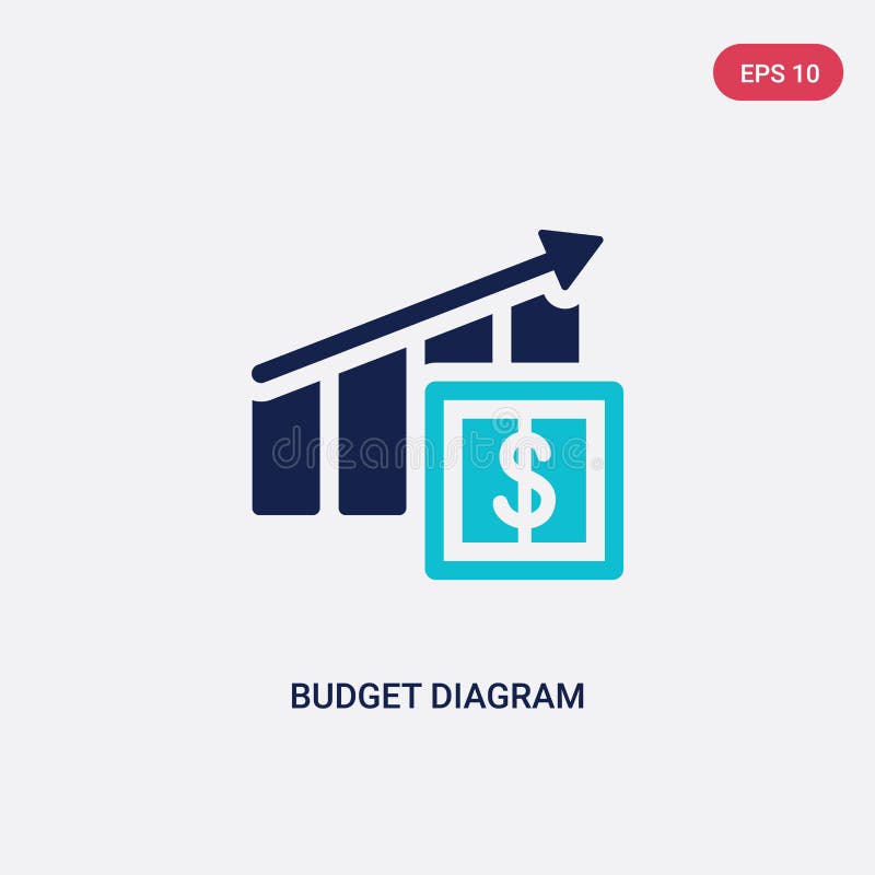 Two color budget diagram vector icon from cryptocurrency economy concept. isolated blue budget diagram vector sign symbol can be use for web, mobile and logo. eps 10. Two color budget diagram vector icon from cryptocurrency economy concept. isolated blue budget diagram vector sign symbol can be use for web, mobile and logo. eps 10