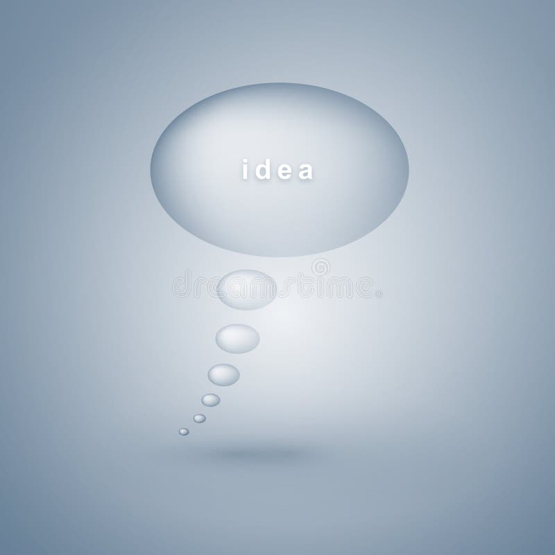 Idea bubble vector illustration
