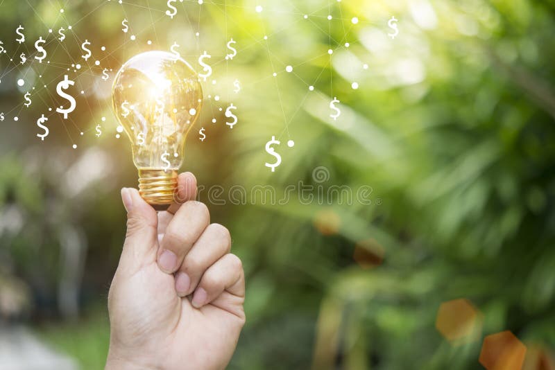 Idea dei soldi dei guadagni nell'affare fotografia stock Idea dei soldi dei guadagni nell'affare fotografia stock