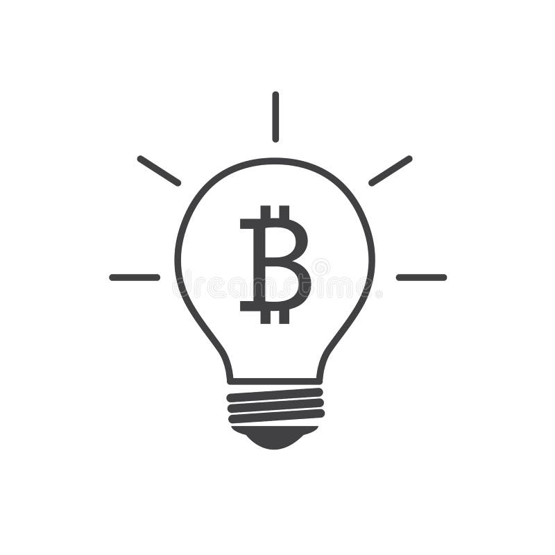 Idea del negocio de dinero con la muestra del bitcoin Ilustración del vector libre illustration Idea del negocio de dinero con la muestra del bitcoin Ilustración del vector libre illustration