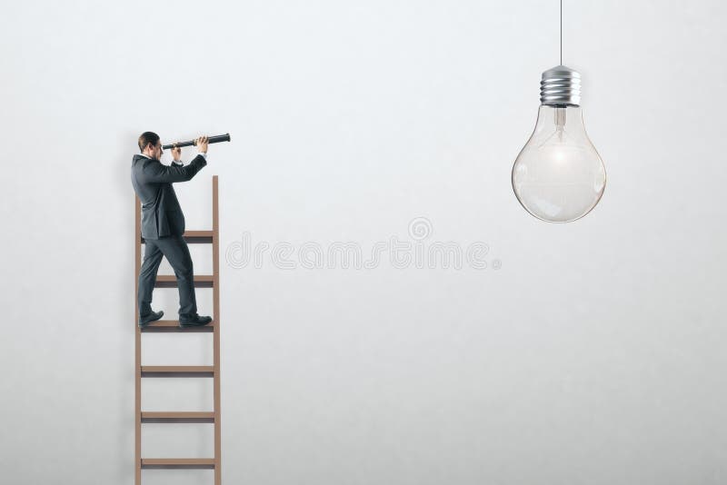 Idea e concetto della soluzione immagine stock libera da diritti