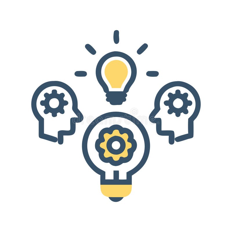 Idea Generation Icon Design vector illustration