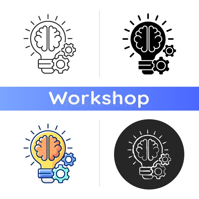Idea generation icon royalty free illustration