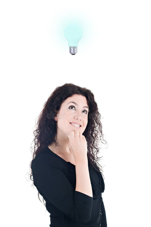 Idea luminosa immagine stock Idea luminosa immagine stock