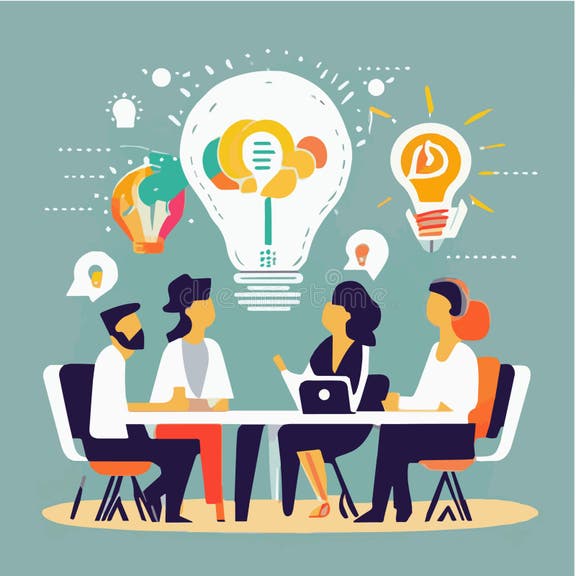 An Idea is the Spark that Ignites Innovation and Drives Progress Stock ...