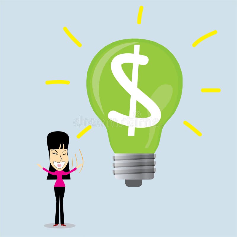 Femeie de afaceri de succes. concept de desen personalizat cu ilustrație vectorială. stock illustration