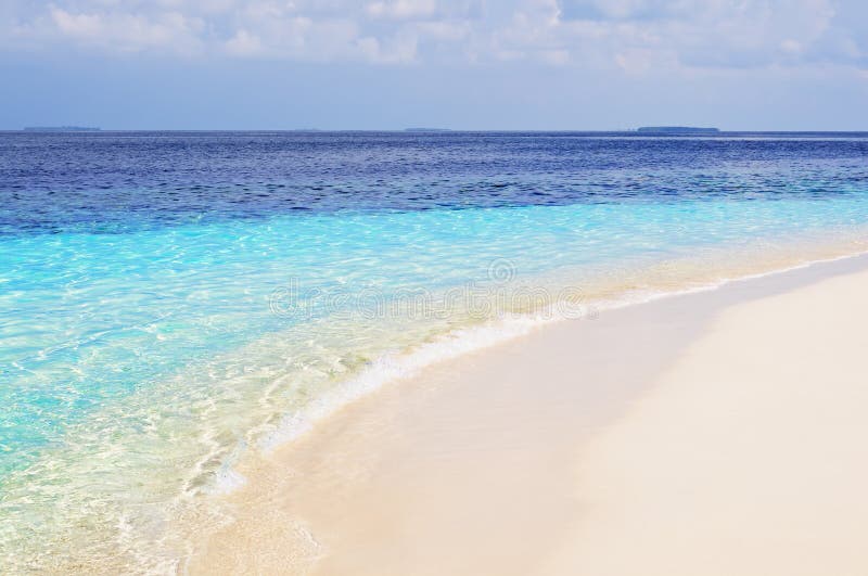 Ideal Beach stock image. Image of tropical, maldives 13300415